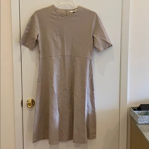 UNIQLO NWT ponte flare short sleeve dress large